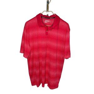 Xl Nike SS Golf Men's Tour Performance Pinky Red Dri-fit Polo Shirt